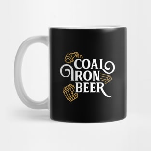 Gold Coal Iron Beer Brass Board Game Mug